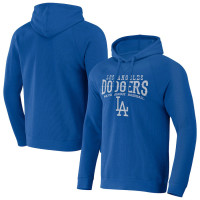 Adult Men's Los Angeles Dodgers Darius Rucker Collection Waffle-Knit Raglan Pullover baseball Hoodie - Royal