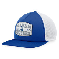 Adult Men's Los Angeles Dodgers Baseball Foam Front Patch Trucker Snapback Hat - Royal