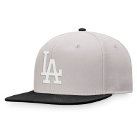 Adult Men's Los Angeles Dodgers Baseball Sky Team Patch Snapback Hat - Gray/Black