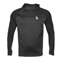 Adult Men's Los Angeles Dodgers Levelwear Ascent Insignia 2.0 Pullover baseball Hoodie - Black