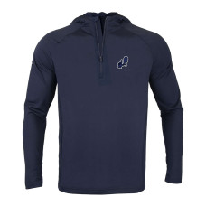 Adult Men's Los Angeles Dodgers Levelwear City Connect Zander Insignia Core Quarter-Zip Pullover Top - Navy