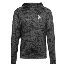 Adult Men's Los Angeles Dodgers Levelwear Highlite Insignia 2.0 Pullover baseball Hoodie - Charcoal