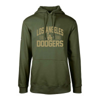 Adult Men's Los Angeles Dodgers Levelwear Podium Line Up Pullover baseball Hoodie - Green