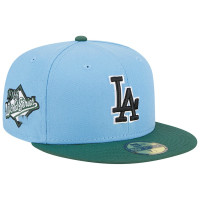 Adult Men's Los Angeles Dodgers New Era 1988 World Series 59FIFTY Fitted Hat - Sky Blue/Cilantro
