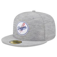 Adult Men's Los Angeles Dodgers New Era 2023 Clubhouse 59FIFTY Fitted Hat - Gray