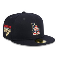 Adult Men's Los Angeles Dodgers New Era 2023 Fourth of July 59FIFTY Fitted Hat - Navy