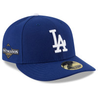 Adult Men's Los Angeles Dodgers New Era 2023 Postseason Low Profile 59FIFTY Fitted Hat - Royal