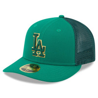 Adult Men's Los Angeles Dodgers New Era 2023 St. Patrick's Day Low Profile 59FIFTY Fitted Hat - Kelly Green