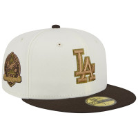 Adult Men's Los Angeles Dodgers New Era 50th Team Anniversary 59FIFTY Fitted Hat - White/Brown