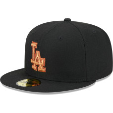 Adult Men's Los Angeles Dodgers New Era Metallic Pop 59FIFTY Fitted Hat - Black Adult Men's Los Angeles Dodgers New Era Metallic Pop 59FIFTY Fitted Hat - Black