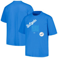 Adult Men's Los Angeles Dodgers PLEASURES Repurpose baseball T-shirt - Royal