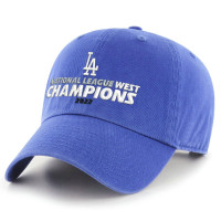 Adult Men's Los Angeles Dodgers '47 2022 NL West Division Champions Clean Up Adjustable Hat - Royal