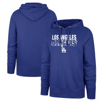 Adult Men's Los Angeles Dodgers '47 Base Slide Headline Pullover baseball Hoodie - Royal