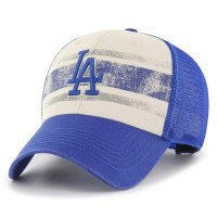 Adult Men's Los Angeles Dodgers '47 Breakout MVP Trucker Adjustable Hat - Cream/Royal
