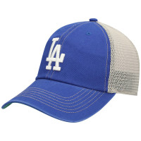 Adult Men's Los Angeles Dodgers '47 Logo Trawler Clean Up Trucker Snapback Hat - Royal