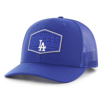 Adult Men's Los Angeles Dodgers '47 Ridgeline Tonal Patch Trucker Adjustable Hat - Royal