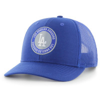Adult Men's Los Angeles Dodgers '47 Unveil Trucker Adjustable Hat - Royal