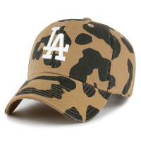 Women's Los Angeles Dodgers '47 Rosette Clean Up Adjustable Hat - Brown