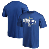 Adult Men's Los Angeles Dodgers Baseball 2020 World Series Champions Locker Room Big & Tall baseball T-shirt - Royal
