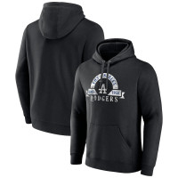 Adult Men's Los Angeles Dodgers Baseball Big & Tall Utility Pullover baseball Hoodie - Black