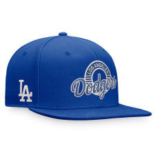 Adult Men's Los Angeles Dodgers Baseball Circle Script Snapback Hat - Royal