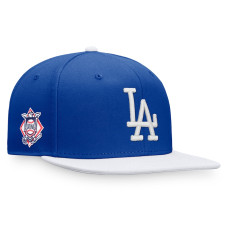 Adult Men's Los Angeles Dodgers Baseball Fundamental Two-Tone Snapback Hat - Royal/White