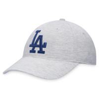 Adult Men's Los Angeles Dodgers Baseball Logo Adjustable Hat - Heather Gray