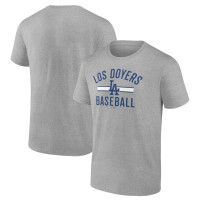 Adult Men's Los Angeles Dodgers Baseball Los Doyers baseball T-shirt - Heather Gray