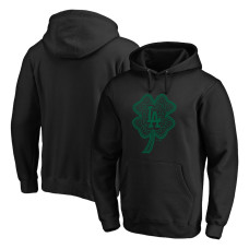 Adult Men's Los Angeles Dodgers Baseball St. Patrick's Day Celtic Charm Pullover baseball Hoodie - Black Adult Men's Los Angeles Dodgers Baseball St. Patrick's Day Celtic Charm Pullover baseball Hoodie - Black