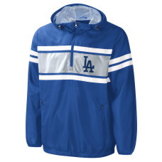 Adult Men's Los Angeles Dodgers G-III Sports by Carl Banks Game Score Quarter-Zip Windbreaker - Royal