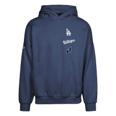 Adult Men's Los Angeles Dodgers Levelwear City Connect Contact Baseline Pullover baseball Hoodie - Navy