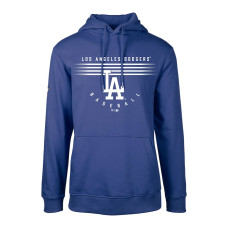 Adult Men's Los Angeles Dodgers Levelwear Podium Box Score Pullover baseball Hoodie - Royal