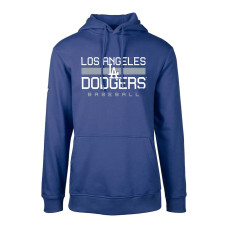 Adult Men's Los Angeles Dodgers Levelwear Podium Dugout Fleece baseball Hoodie - Royal