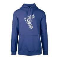 Adult Men's Los Angeles Dodgers Levelwear Podium Segment Pullover baseball Hoodie - Royal