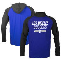 Adult Men's Los Angeles Dodgers Levelwear Uproar Undisputed Pullover baseball Hoodie - Royal/Charcoal
