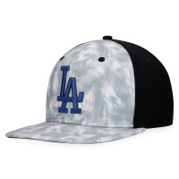 Adult Men's Los Angeles Dodgers Majestic Smoke Dye Snapback Hat - Gray