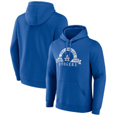Adult Men's Los Angeles Dodgers Majestic Utility Pullover baseball Hoodie - Royal
