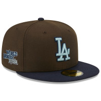 Adult Men's Los Angeles Dodgers New Era 1981 World Series Walnut 9FIFTY Fitted Hat - Brown/Navy