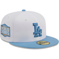 Adult Men's Los Angeles Dodgers New Era Sky 59FIFTY Fitted Hat - White