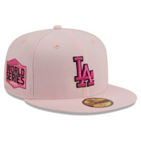 Adult Men's Los Angeles Dodgers New Era 2020 World Series 59FIFTY Fitted Hat - Pink