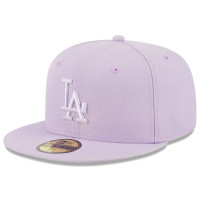 Adult Men's Los Angeles Dodgers New Era 2023 Spring Color Basic 59FIFTY Fitted Hat - Lavender
