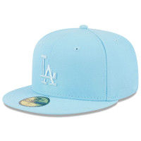 Adult Men's Los Angeles Dodgers New Era 2023 Spring Color Basic 59FIFTY Fitted Hat - Light Blue