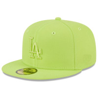 Adult Men's Los Angeles Dodgers New Era 2023 Spring Color Basic 59FIFTY Fitted Hat - Neon Green