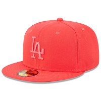 Adult Men's Los Angeles Dodgers New Era 2023 Spring Color Basic 59FIFTY Fitted Hat - Red