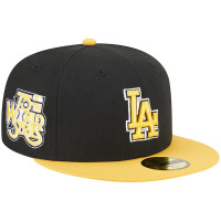 Adult Men's Los Angeles Dodgers New Era 59FIFTY Fitted Hat - Black/Gold