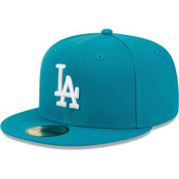 Adult Men's Los Angeles Dodgers New Era 59FIFTY Fitted Hat - Turquoise