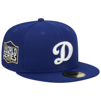 Adult Men's Los Angeles Dodgers New Era Alternate Logo 2020 World Series Team Color 59FIFTY Fitted Hat - Royal