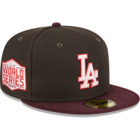 Adult Men's Los Angeles Dodgers New Era Chocolate Strawberry 59FIFTY Fitted Hat - Brown/Maroon