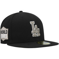 Adult Men's Los Angeles Dodgers New Era Chrome Camo Undervisor 59FIFTY Fitted Hat - Black