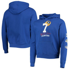 Adult Men's Los Angeles Dodgers New Era Count the Rings Pullover baseball Hoodie - Royal